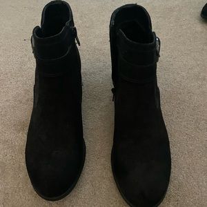 Black ankle boots
